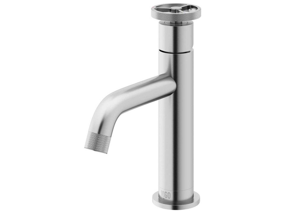 Cass Single Handle Bathroom Faucet in Solid Brass