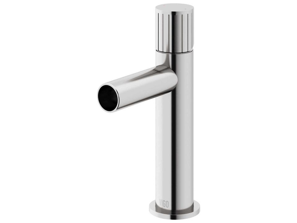 Ashford Single Handle Single Hole Bathroom Faucet in Solid Brass