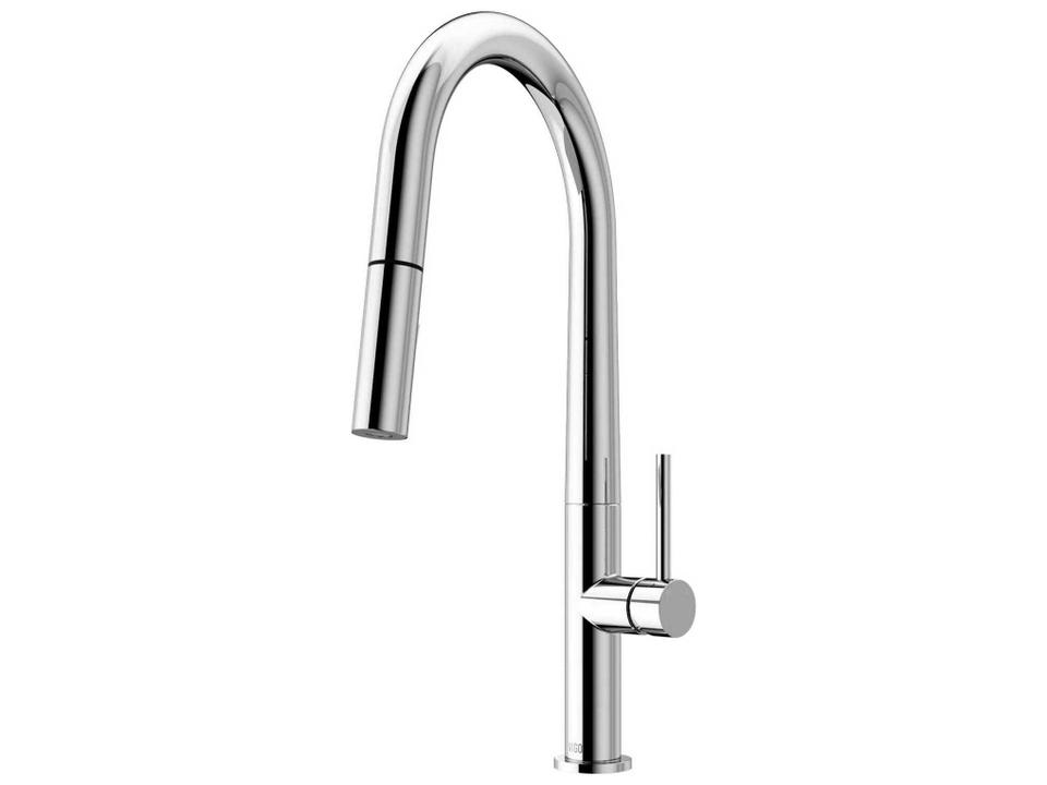 Greenwich Single Handle Pull Down Kitchen Faucet in Solid Brass
