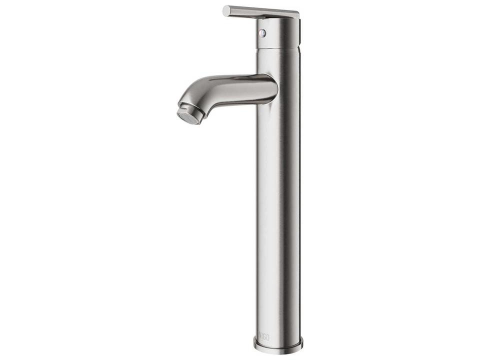 Seville Single Lever Vessel Bathroom Faucet in Brushed Nickel