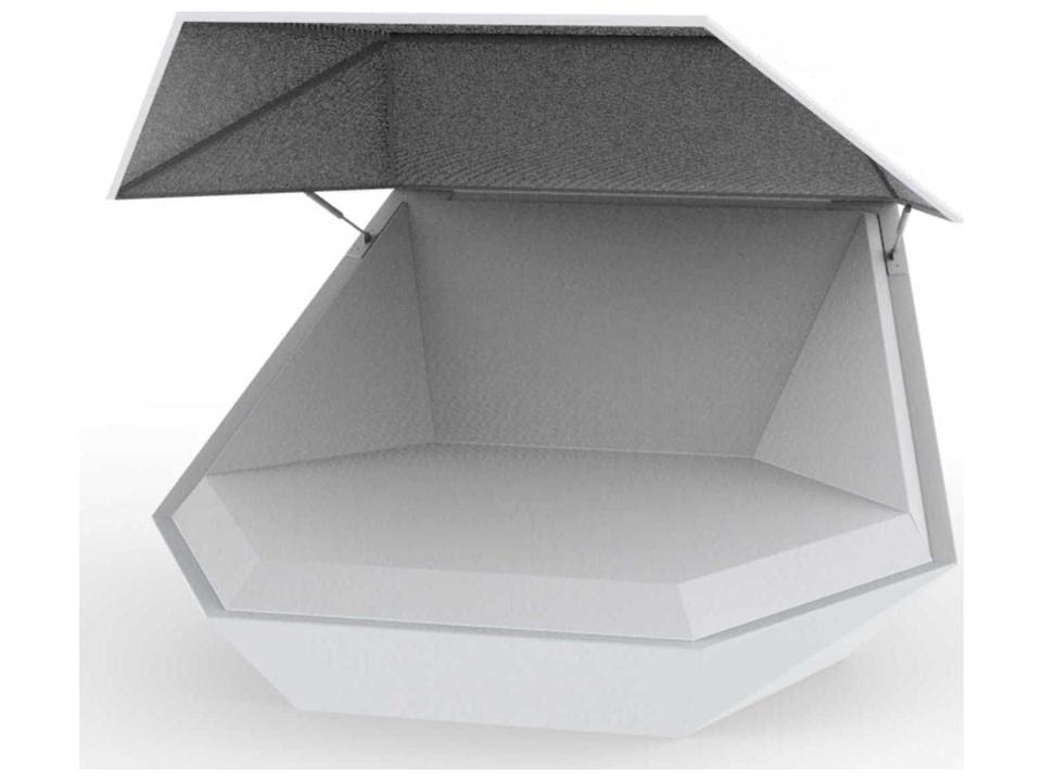 Vondom Faz Daybed 360° Swivel with Hinged Canopy
