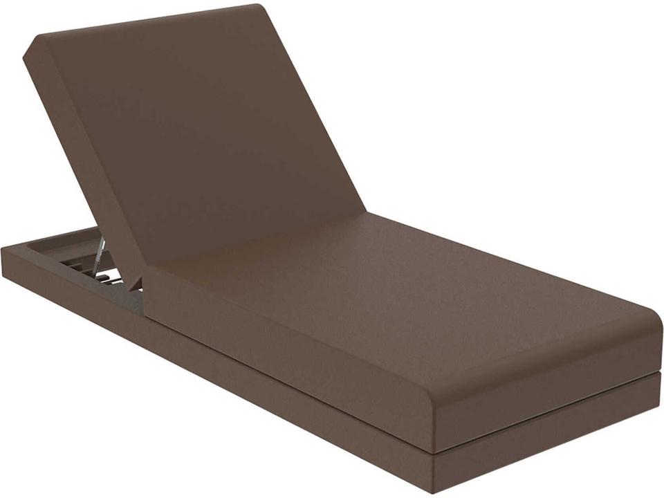 Pixel Sun Lounger in Matte Bronze by Ramón Esteve