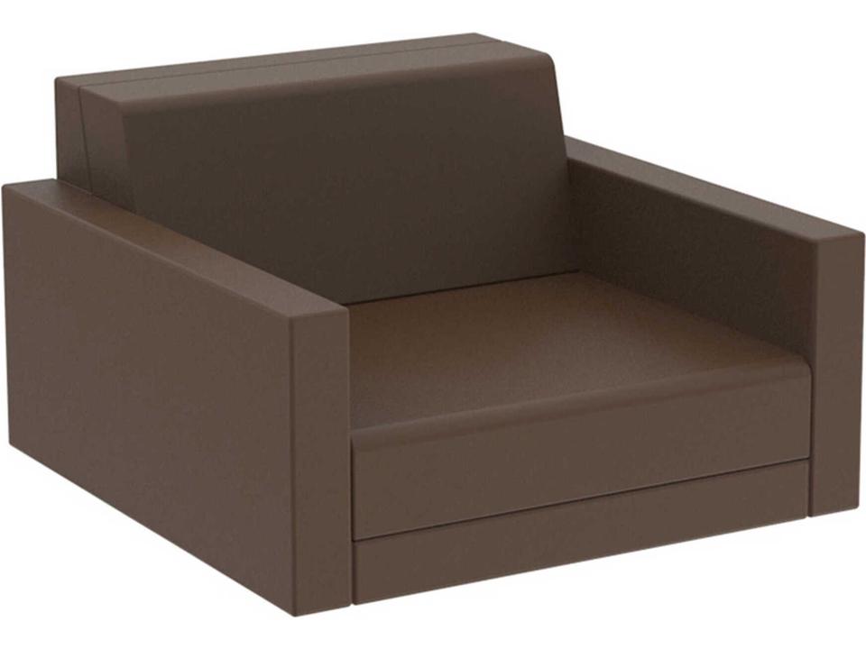 Pixel Outdoor Lounge Chair in Bronze by Ramón Esteve