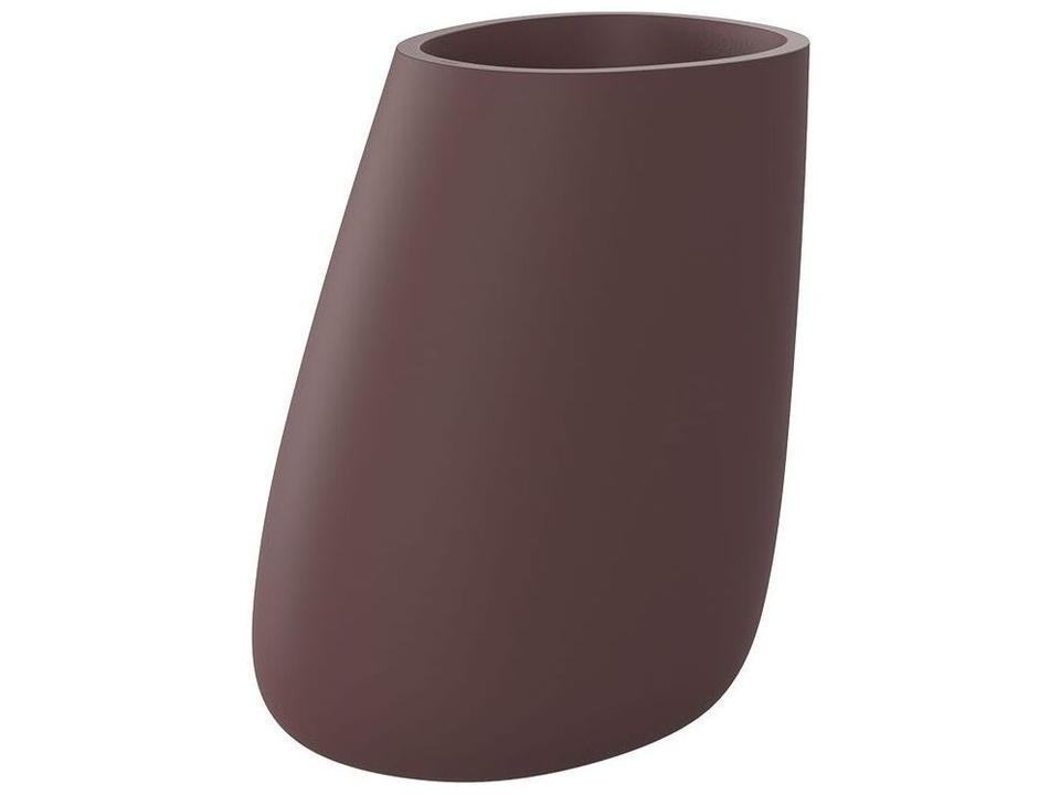 Vondom Stone Polyethylene Planter in Garnet