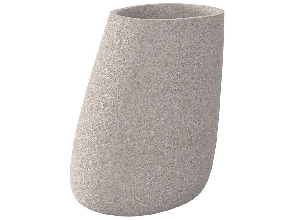 Vondom Stone Planter in Granite Ecru