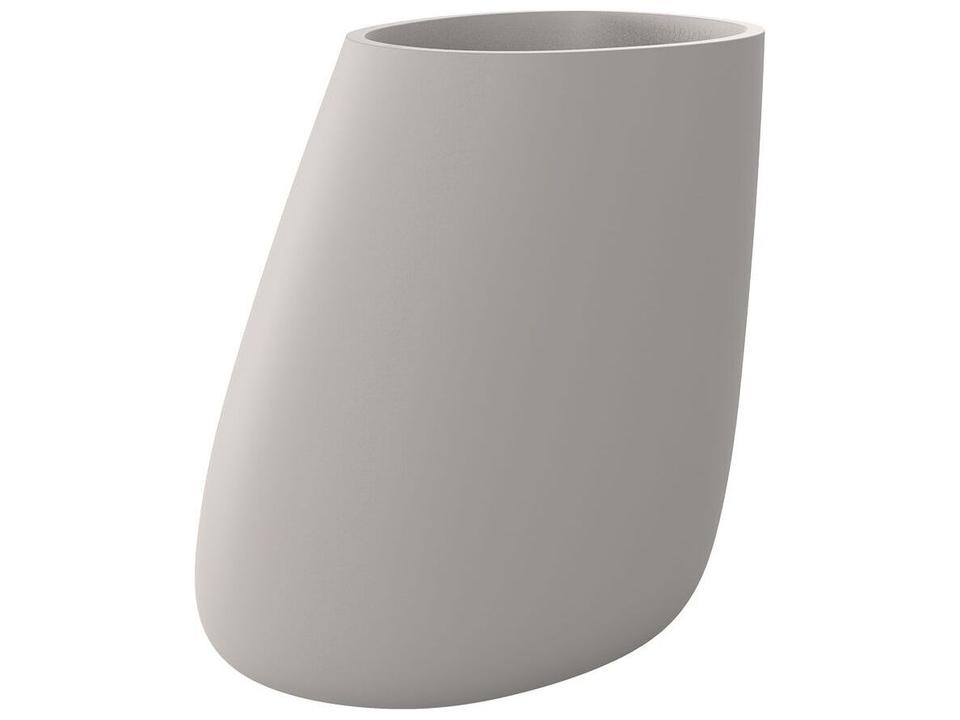 Vondom Stone 55-Inch Polyethylene Planter in Ecru