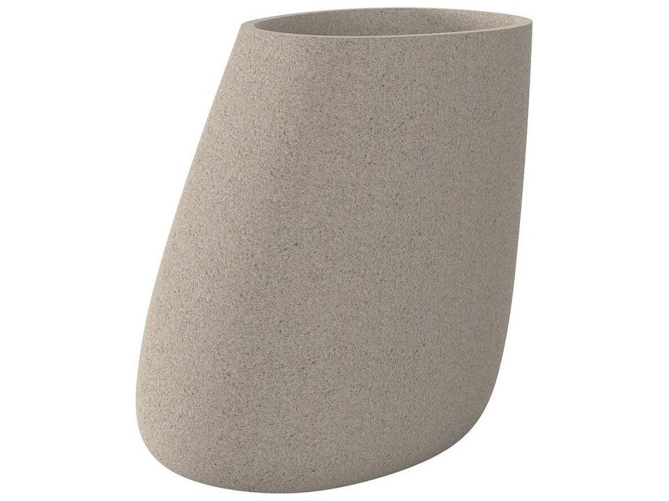 Vondom Stone 55-Inch Granite Cream Planter