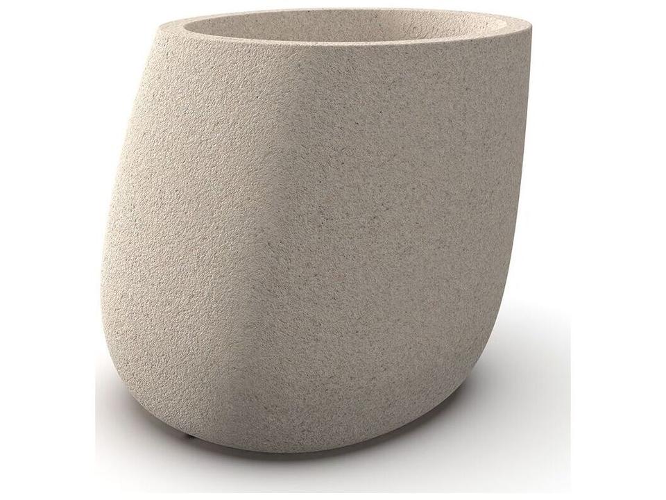 Vondom Stone Planter in Granite Cream