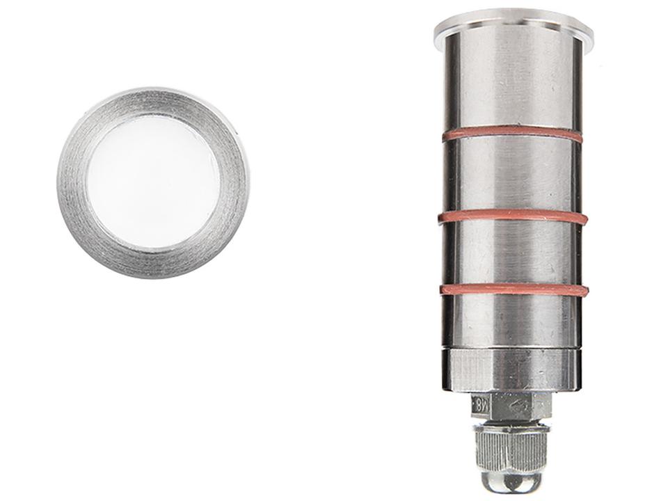 1-Inch LED Slim Recessed Inground Light in Stainless Steel