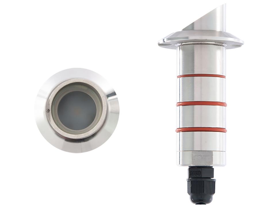 1-Inch LED Inground Recessed Light in Marine Grade Stainless Steel