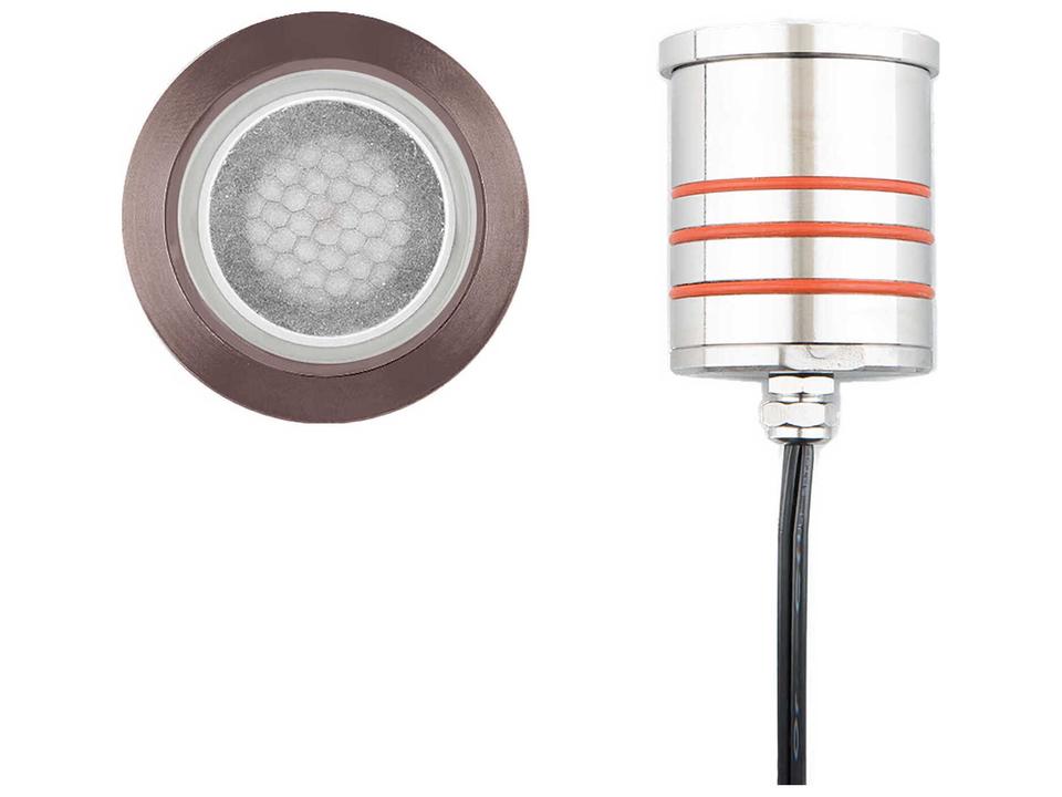 2-Inch LED Landscape Inground Light with Hex Louver