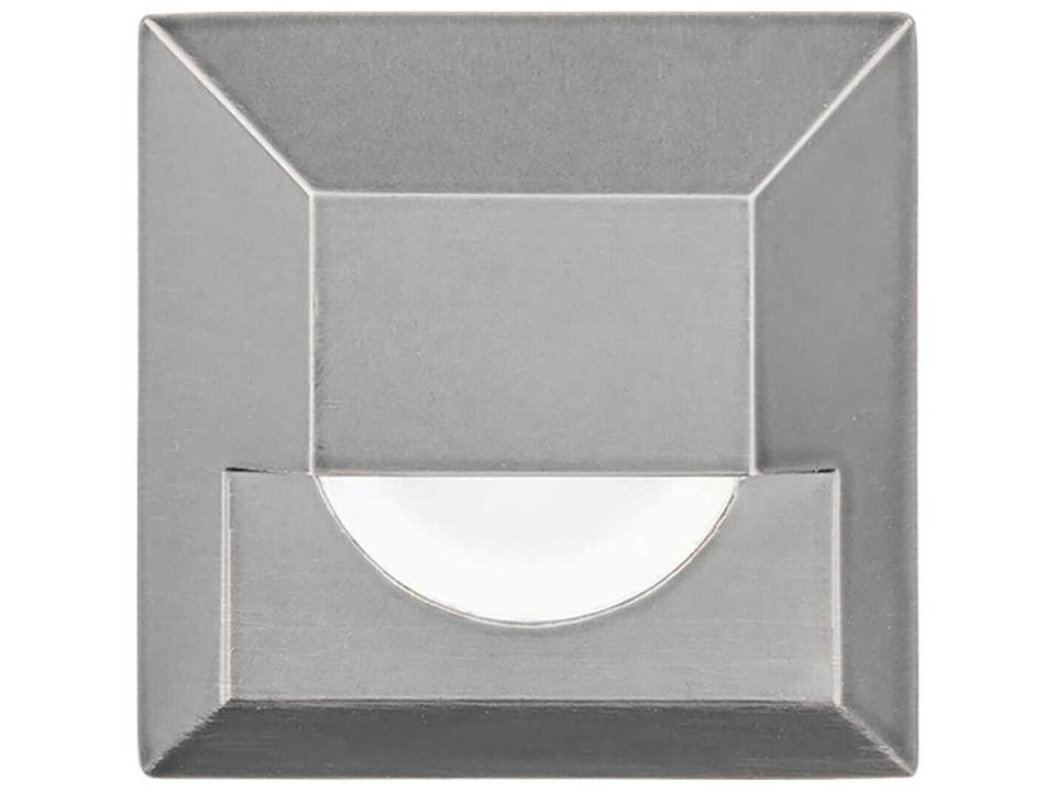 2061 LED Square Step and Wall Light in Stainless Steel