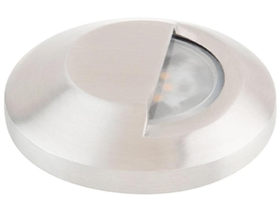 Tyler 2-Inch Round Surface Mount LED Step Light in Stainless Steel