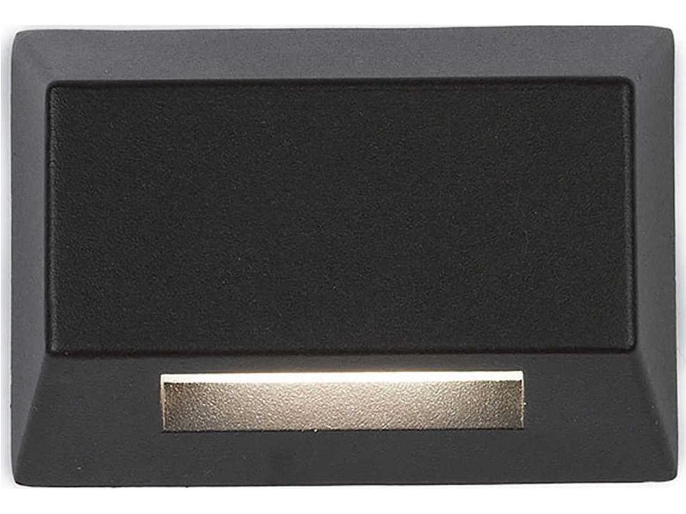 3031 Rectangle LED Deck and Patio Light in Bronze on Brass