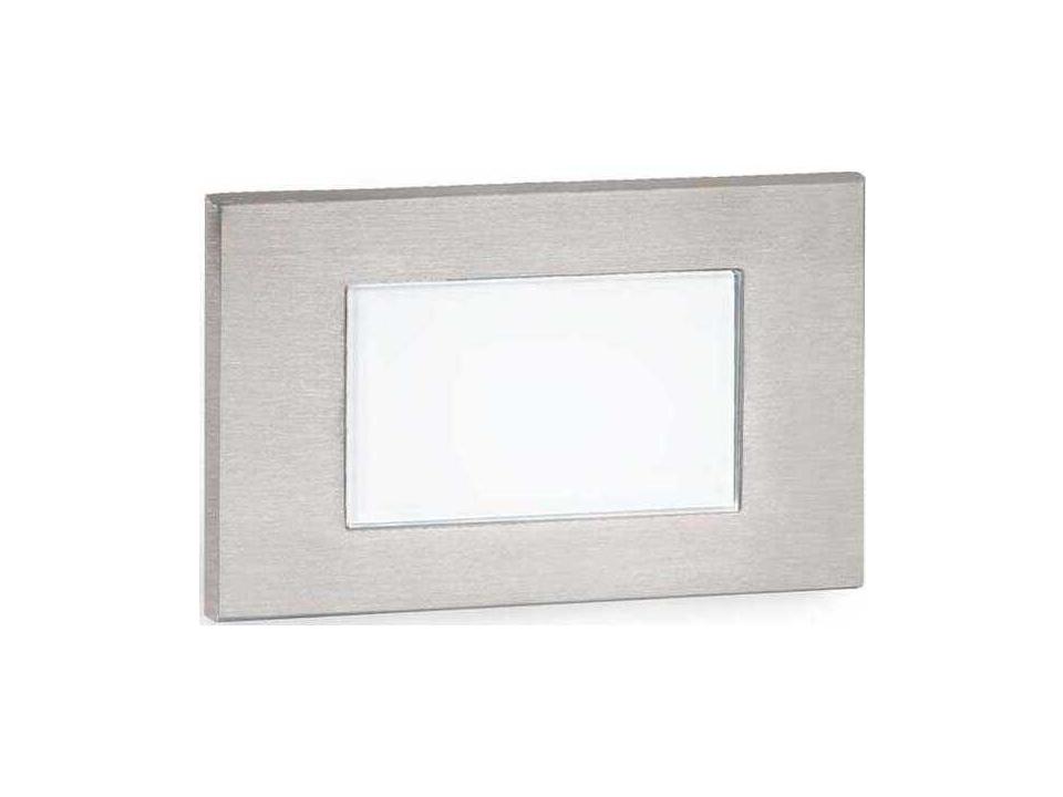 4071 Low Voltage Rectangle LED Step Light in Stainless Steel