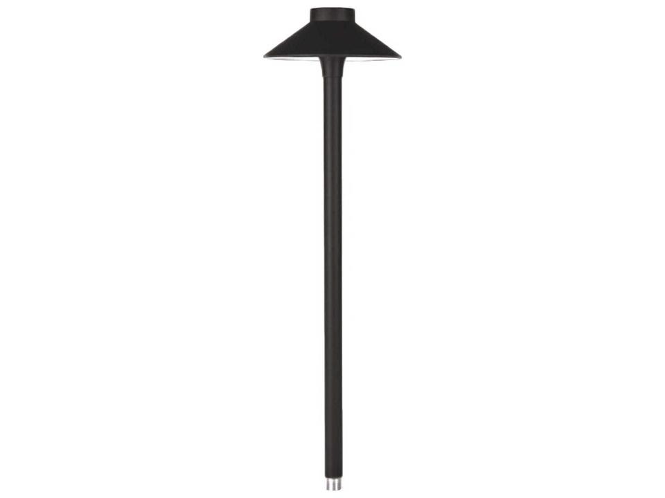 Tiki LED Landscape Path Light in Black Die Cast Aluminum