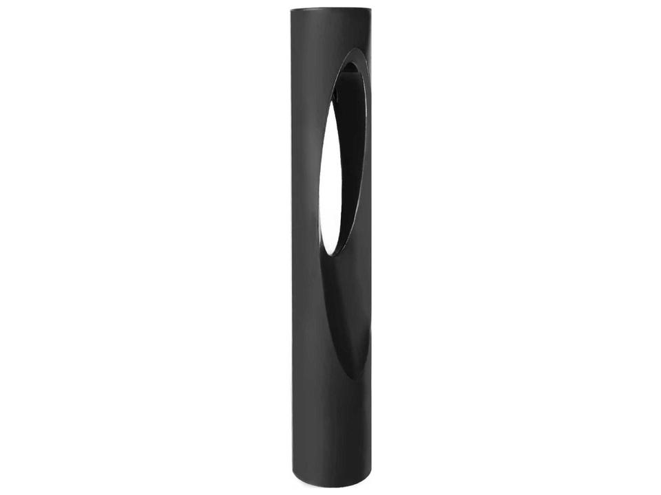 Scoop LED Bollard Light in Black with Frosted Glass Lens
