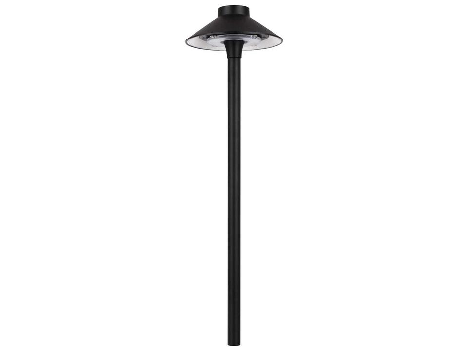 Colorscaping Tiki Outdoor Path Light in Black On Aluminum
