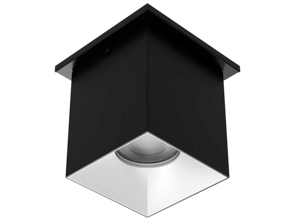 Zoron Square LED Flush Mount Ceiling Light in Die Cast Aluminum with Selectable CCT