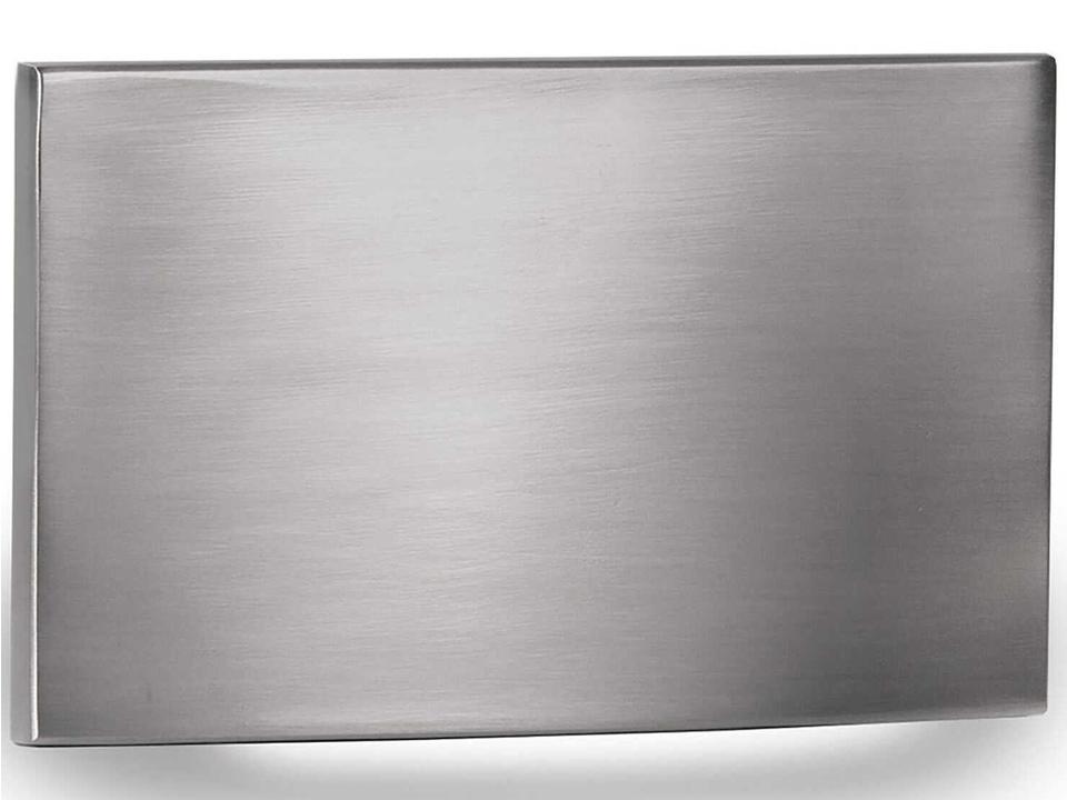LED Horizontal Scoop Step and Wall Light in Brushed Nickel
