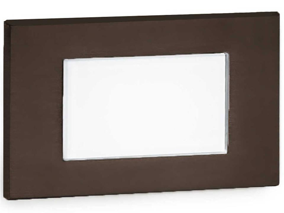 LED Step and Wall Light in Bronze