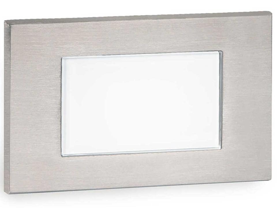 LED130 LED Diffused Step and Wall Light in Stainless Steel