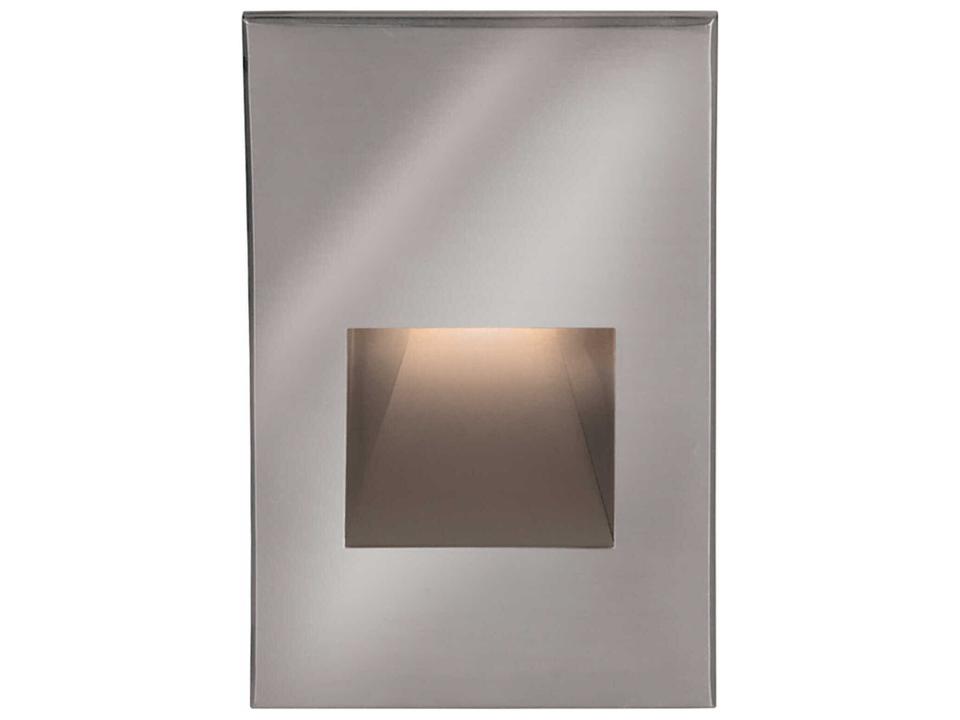 LEDme WL-LED200 Vertical Rectangle Step Light in Stainless Steel