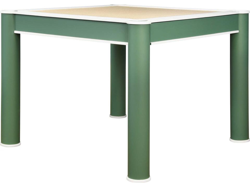 Jackie Solid Wood Green Dining Table