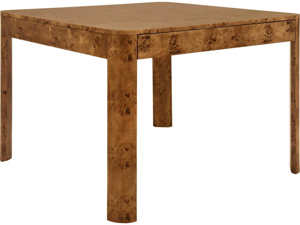 Jett Burlwood Brown Dining Table