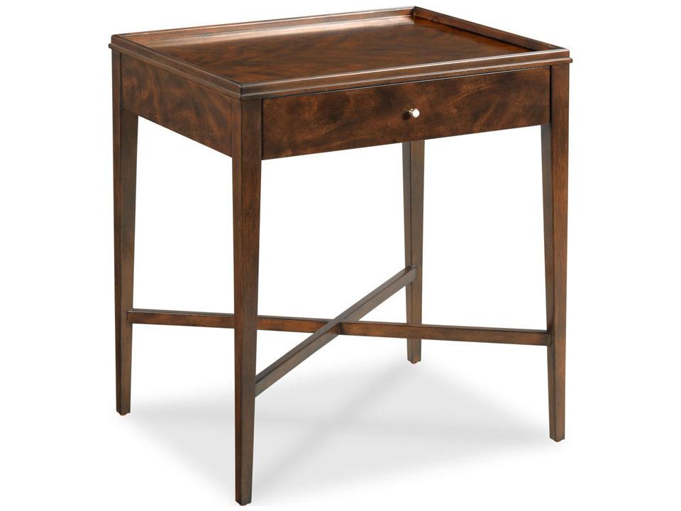 Standish Nightstand with Montserrat Finish and X-Stretcher