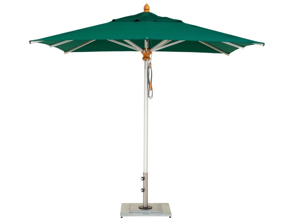 Bravura Rectangular Pulley Lift Patio Umbrella