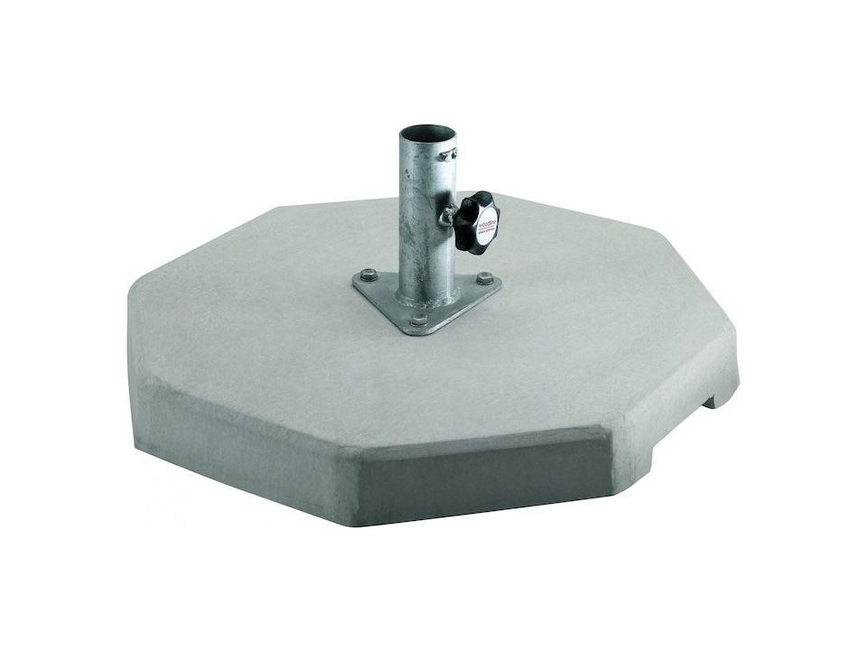 CBM 121 Pound Concrete Umbrella Base with 57mm Galvanized Tube