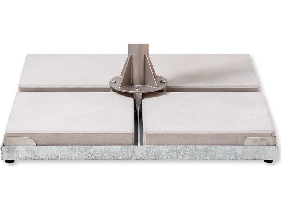 Paver Frame Umbrella Base in Galvanized Steel
