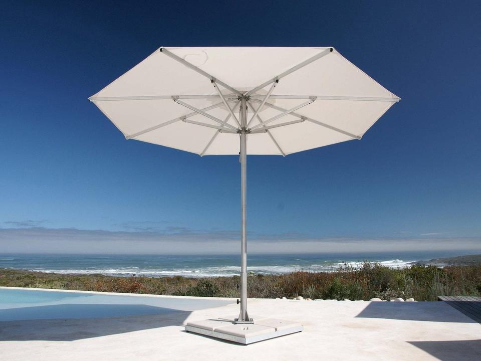 Storm 11.5 Foot Octagon Pulley Lift Patio Umbrella