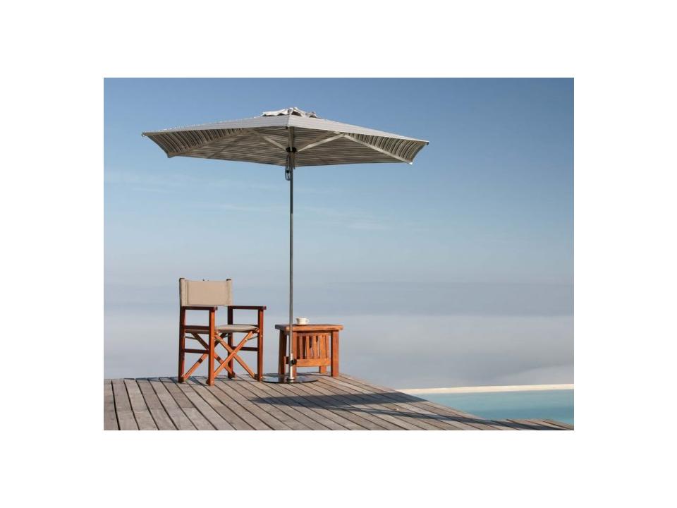 Swift Non-Telescopic Stainless Steel Pulley Lift Outdoor Umbrella