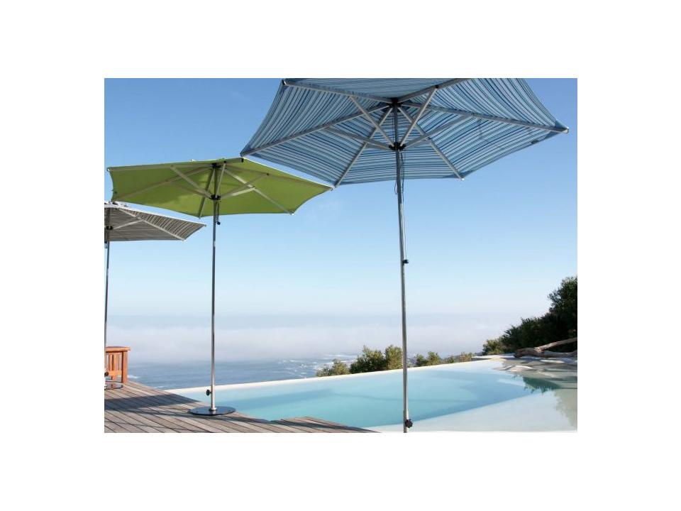 Swift 8-Foot Hexagon Telescopic Outdoor Umbrella