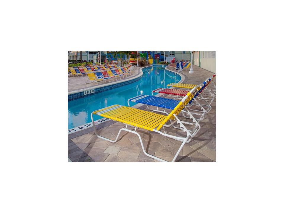 Country Club Strap Aluminum Outdoor Lounge Set