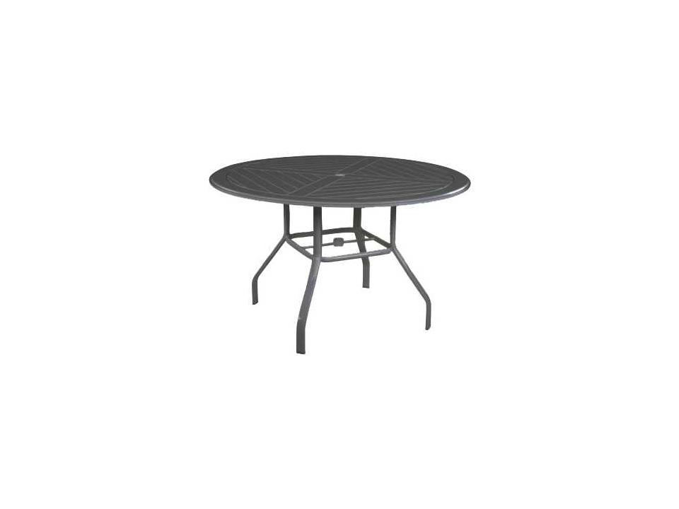 Newport MGP Round Outdoor Dining Table with Umbrella Hole