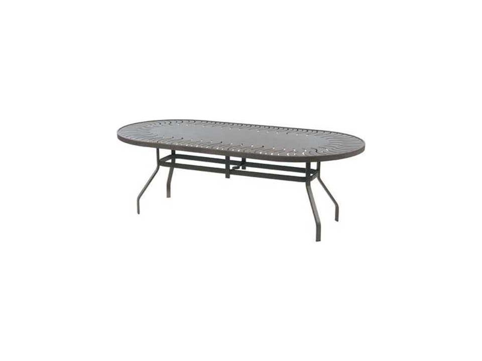 Mayan 42 x 76 Inch Oval Outdoor Dining Table