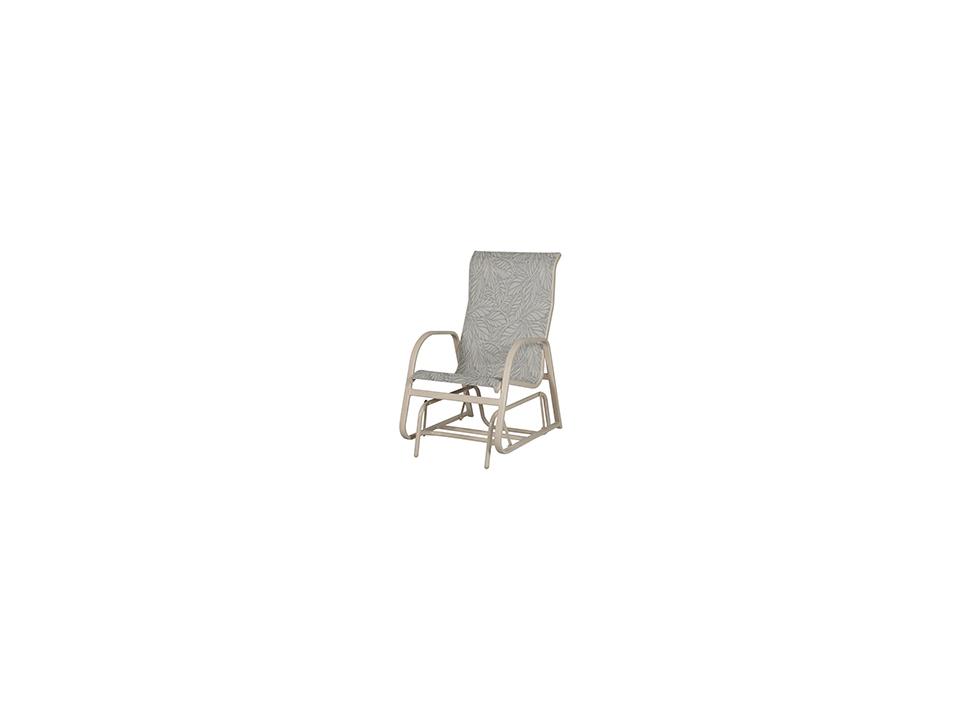 Ocean Breeze Sling Aluminum High Back Glider Lounge Chair