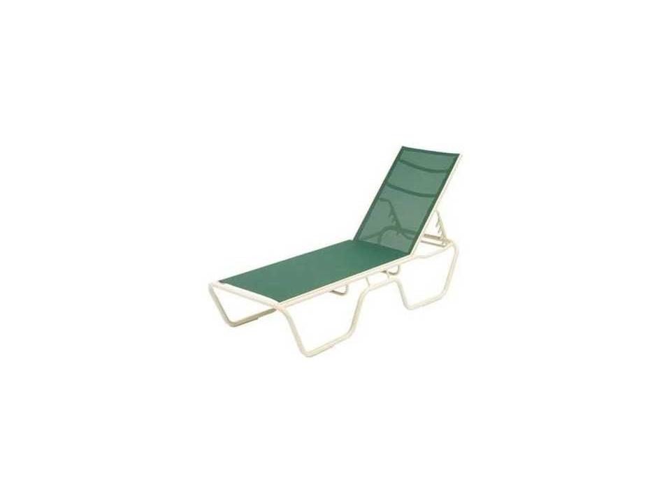 Neptune Sling Aluminum Stacking Outdoor Chaise Lounge