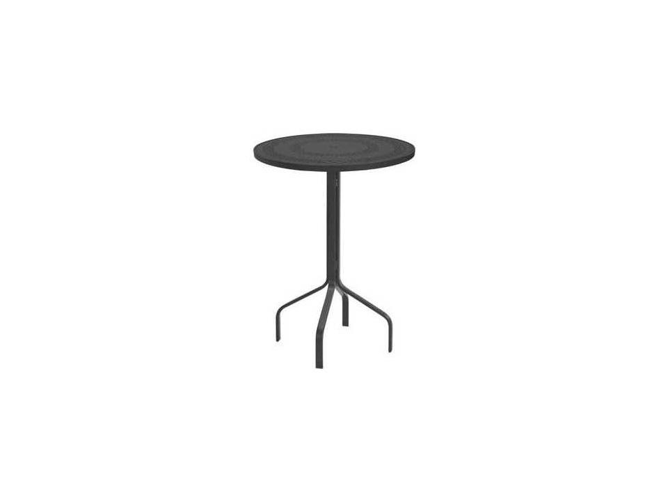 Mayan 30-Inch Round Aluminum Outdoor Bar Table