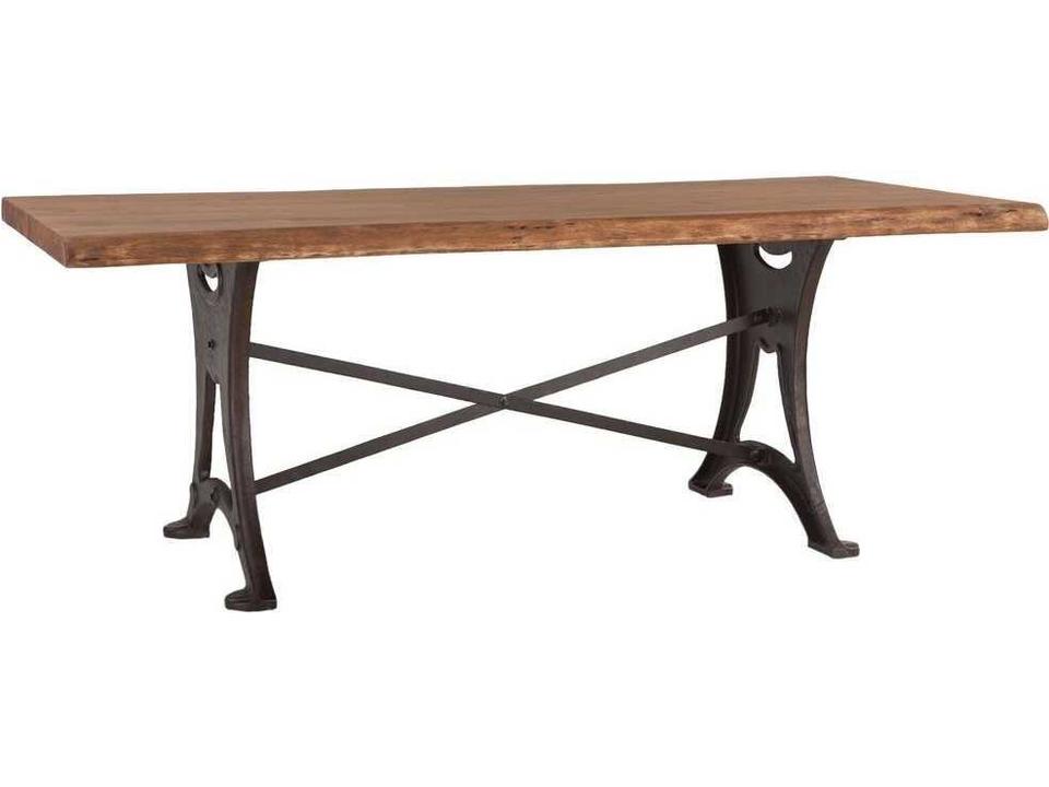 Blayne 80-Inch Rectangle Live Edge Dining Table in Natural Walnut