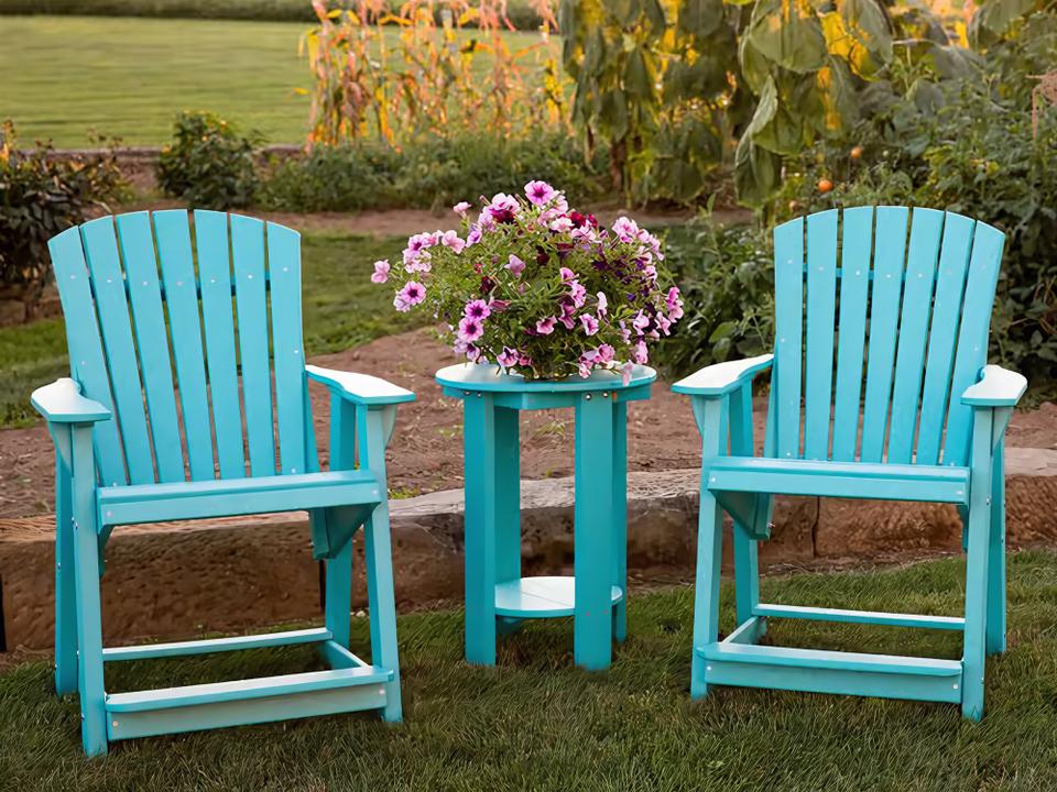 Heritage Recycled Plastic 3 Piece Patio Lounge Set