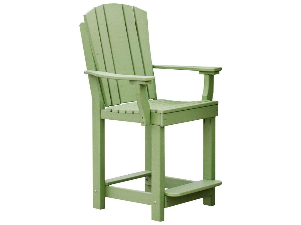 Heritage Counter-Height Outdoor Chair in Recycled HDPE Resin