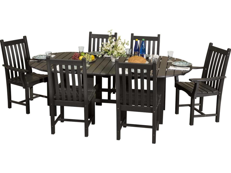 Classic Recycled Plastic 7 Piece Outdoor Dining Set