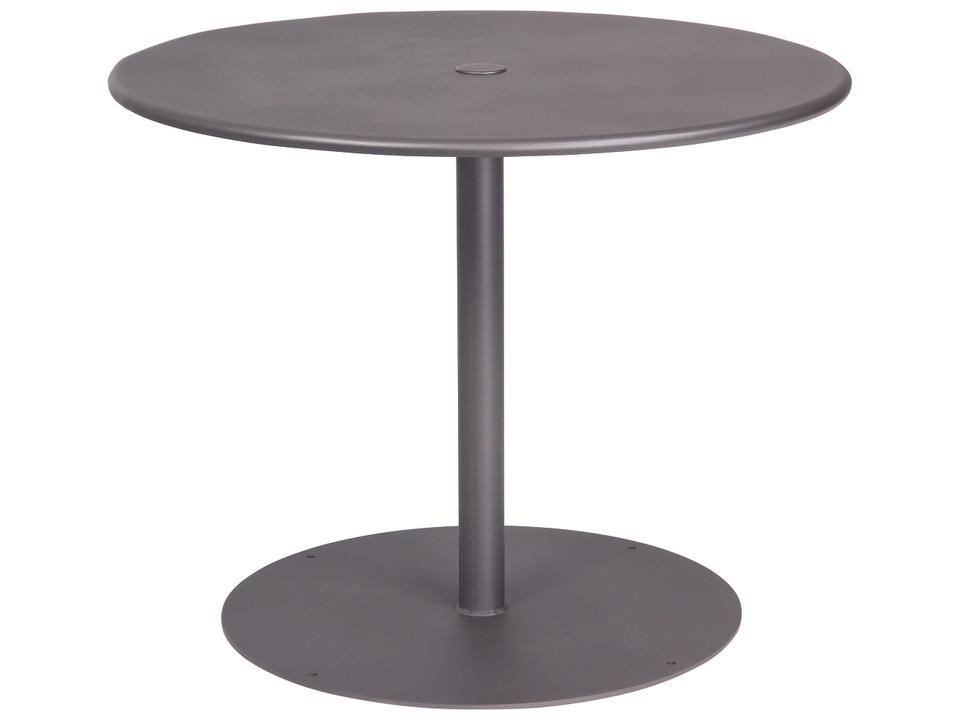 36 inch patio table with umbrella hole Nuu Garden Black Square Aluminum Outdoor Dining level surface and protect your indoor flooring from damage Woodard Wrought Iron Square Outdoor
