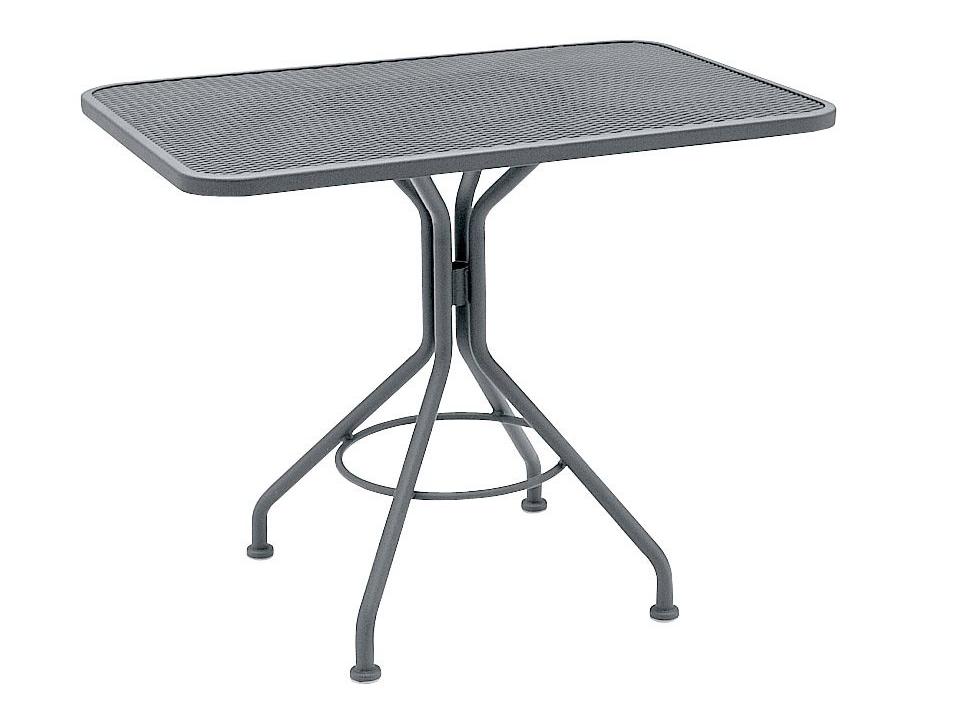 Wrought Iron Mesh Square Bistro Table