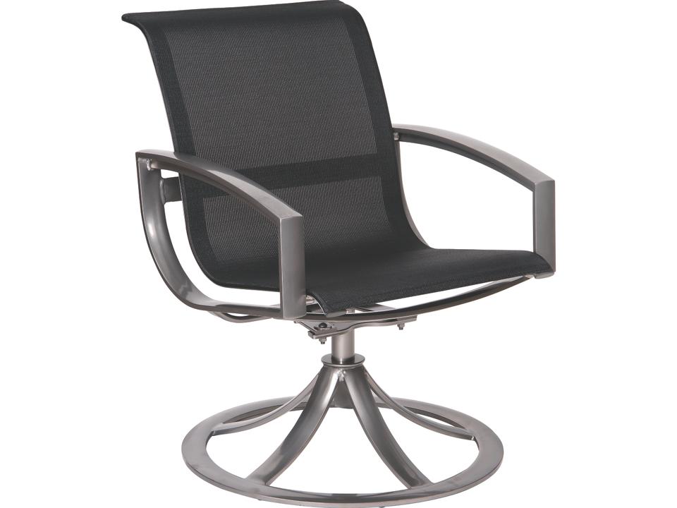 Salona Swivel Rocker Dining Chair Modern Outdoor