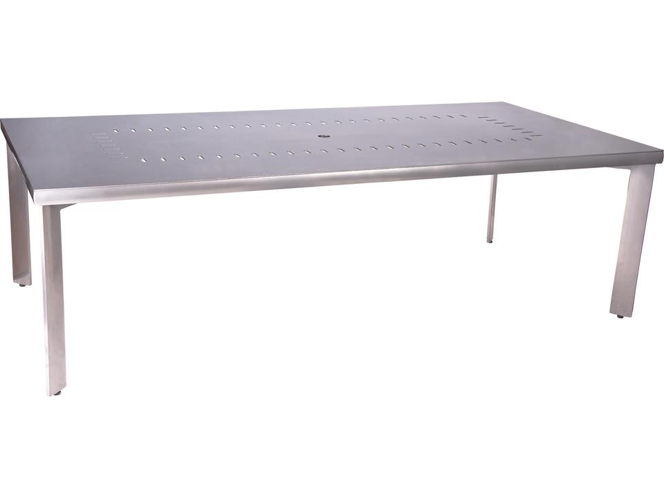 Metropolis Rectangular Dining Table Aluminum Outdoor Furniture